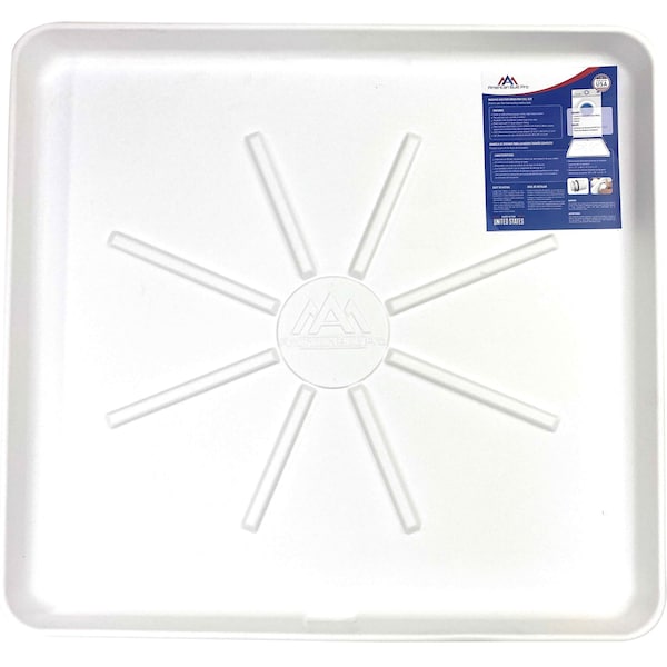American Built Pro Washing Machine Pan, 30 in x 28 in Durable HDPE